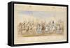 Continuation of the Retinue of the Marquis of Waterford, Knight of the Dragon and Viscount…-James Henry Nixon-Framed Stretched Canvas