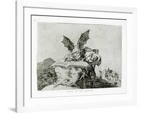 Contra El Bien General (Against the Common Goo), 1810-1820-Francisco de Goya-Framed Giclee Print