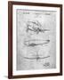 Contra Propeller Low Wing Airplane Patent-Cole Borders-Framed Art Print