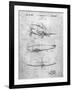 Contra Propeller Low Wing Airplane Patent-Cole Borders-Framed Art Print