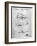 Contra Propeller Low Wing Airplane Patent-Cole Borders-Framed Art Print