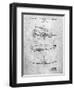 Contra Propeller Low Wing Airplane Patent-Cole Borders-Framed Art Print