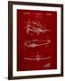 Contra Propeller Low Wing Airplane Patent-Cole Borders-Framed Art Print