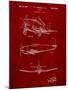 Contra Propeller Low Wing Airplane Patent-Cole Borders-Mounted Art Print