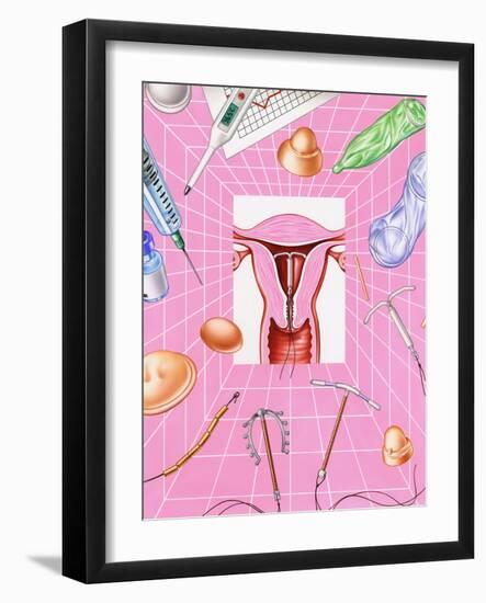 Contraception-John Bavosi-Framed Photographic Print