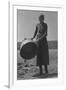 Contracting Grandmother-Dorothea Lange-Framed Art Print