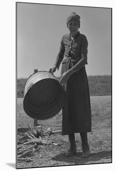 Contracting Grandmother-Dorothea Lange-Mounted Art Print