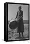 Contracting Grandmother-Dorothea Lange-Framed Stretched Canvas