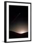 Contrail at Dusk-null-Framed Photographic Print
