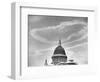 Contrails over St. Paul's Dome-null-Framed Photographic Print