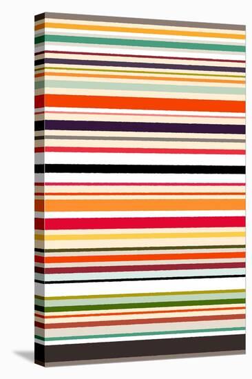 Contrast Stripe-Sharon Turner-Stretched Canvas