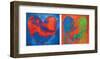 Contrasted Hearts-Carmine Thorner-Framed Art Print