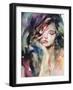 Contrasts V-Sasha-Framed Giclee Print