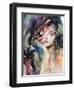 Contrasts V-Sasha-Framed Premium Giclee Print