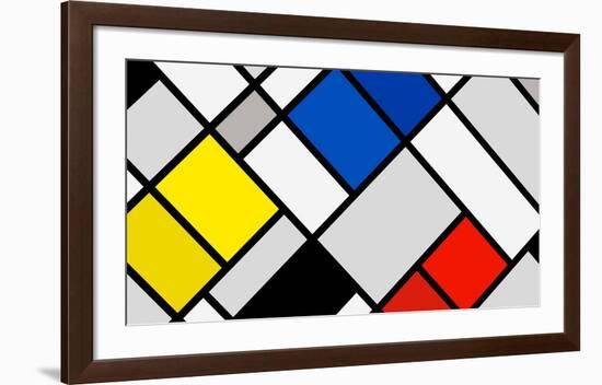 Contre-composition en dissonance, 1925-Cleo Van Doesburg-Framed Premium Giclee Print