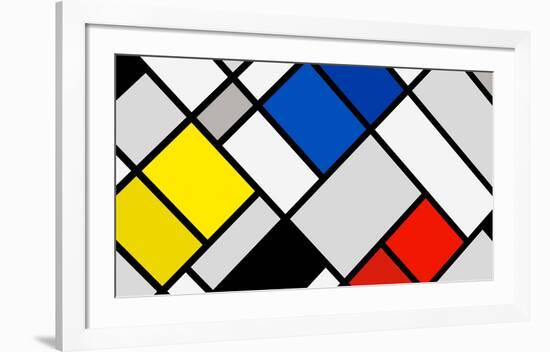 Contre-composition en dissonance, 1925-Cleo Van Doesburg-Framed Premium Giclee Print