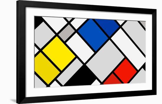 Contre-composition en dissonance, 1925-Cleo Van Doesburg-Framed Premium Giclee Print