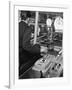 Control Cabin at Brightside Foundry, Sheffield, South Yorkshire, 1963-Michael Walters-Framed Premium Photographic Print