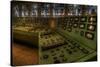 Control Panel in Old Power Station-Nathan Wright-Stretched Canvas