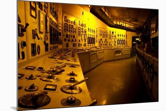 Control Station in Power Station-Nathan Wright-Mounted Photographic Print