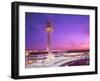 Control tower at O'Hare Airport, Chicago, Illinois, USA-Alan Klehr-Framed Photographic Print