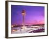 Control tower at O'Hare Airport, Chicago, Illinois, USA-Alan Klehr-Framed Photographic Print