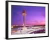 Control tower at O'Hare Airport, Chicago, Illinois, USA-Alan Klehr-Framed Photographic Print