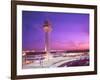 Control tower at O'Hare Airport, Chicago, Illinois, USA-Alan Klehr-Framed Photographic Print