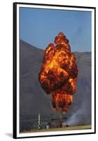 Controlled Explosions, Warbirds over Wanaka Airshow, South Island, New Zealand-David Wall-Framed Premium Photographic Print