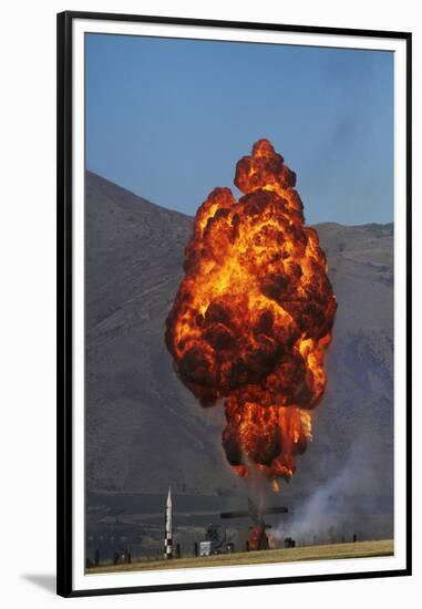 Controlled Explosions, Warbirds over Wanaka Airshow, South Island, New Zealand-David Wall-Framed Premium Photographic Print