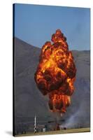 Controlled Explosions, Warbirds over Wanaka Airshow, South Island, New Zealand-David Wall-Stretched Canvas