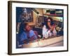 Controversial Radio Disc Jockey and Talk Show Host Howard Stern and Sidekick Robin Quivers-Ted Thai-Framed Premium Photographic Print