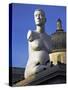 Controversial Sculpture Alison Lapper Pregnant by Mark Quinn Inf Trafalgar Square, London-Julian Love-Stretched Canvas