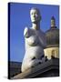 Controversial Sculpture Alison Lapper Pregnant by Mark Quinn Inf Trafalgar Square, London-Julian Love-Stretched Canvas