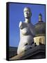 Controversial Sculpture Alison Lapper Pregnant by Mark Quinn Inf Trafalgar Square, London-Julian Love-Framed Stretched Canvas