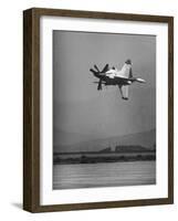 Convair's Pogo Plane-First Public Flight-J^ R^ Eyerman-Framed Photographic Print