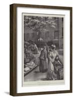 Convalescent, a Sketch at the London Hospital-null-Framed Giclee Print