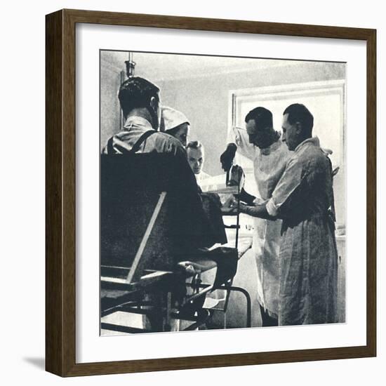 'Convalescent Hospital - Damaged ankle', 1941-Cecil Beaton-Framed Photographic Print