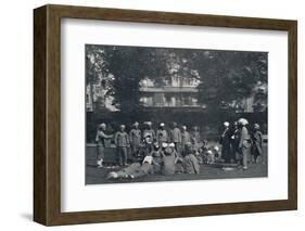 'Convalescent Indian Soldiers Playing Quoits on the Eastern Lawns', c1915, (1939)-Unknown-Framed Photographic Print