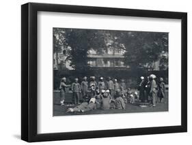 'Convalescent Indian Soldiers Playing Quoits on the Eastern Lawns', c1915, (1939)-Unknown-Framed Photographic Print