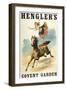 Convent Garden, London. Hengler's Grand Cirque, C.,1888. Woman Dancing On Horseback-Henry Evanion-Framed Giclee Print