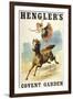 Convent Garden, London. Hengler's Grand Cirque, C.,1888. Woman Dancing On Horseback-Henry Evanion-Framed Giclee Print