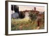 Convent Garden of San Cosimato, Vicovaro-Alberto Pisa-Framed Giclee Print