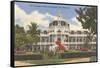 Convent, Key West, Florida-null-Framed Stretched Canvas