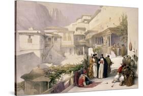 Convent of St. Catherine, Mount Sinai, February 17th 1839-David Roberts-Stretched Canvas
