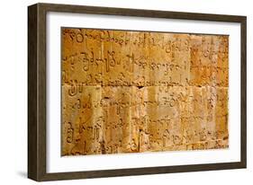 Convent Walls in Mtskheta with the Georgian Language Inscription-null-Framed Giclee Print