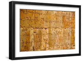 Convent Walls in Mtskheta with the Georgian Language Inscription-null-Framed Giclee Print