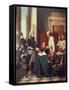 Convention after the Battle of Marengo, June 1800-null-Framed Stretched Canvas