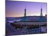 Convention Center at Sunset, Portland, Oregon, USA-Janis Miglavs-Mounted Photographic Print