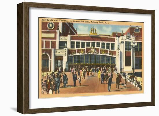 Convention Hall, Asbury Park, New Jersey-null-Framed Art Print